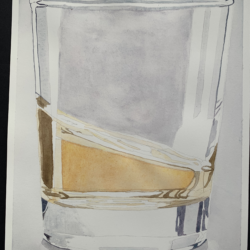 Realistic Whiskey Glass
