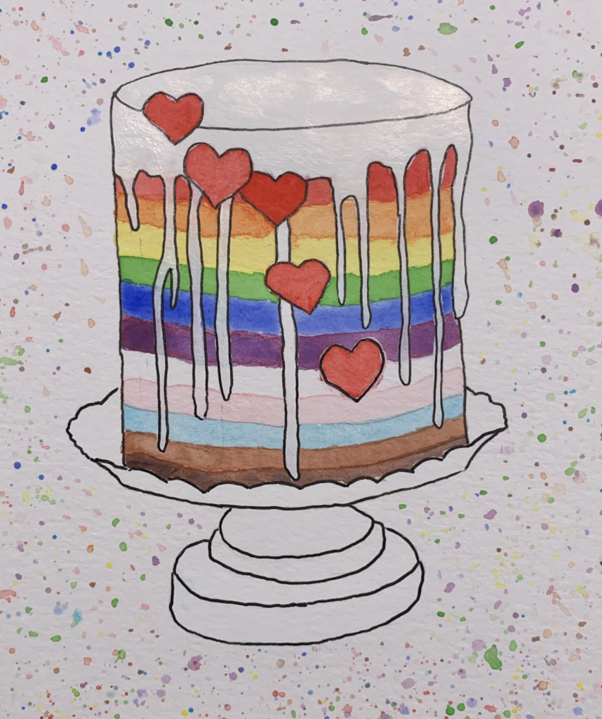 Pride Progress Cake