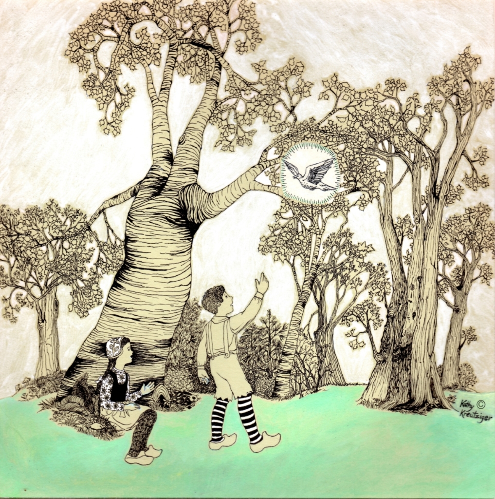 HANZEL AND GRETTAL IN THE FOREST