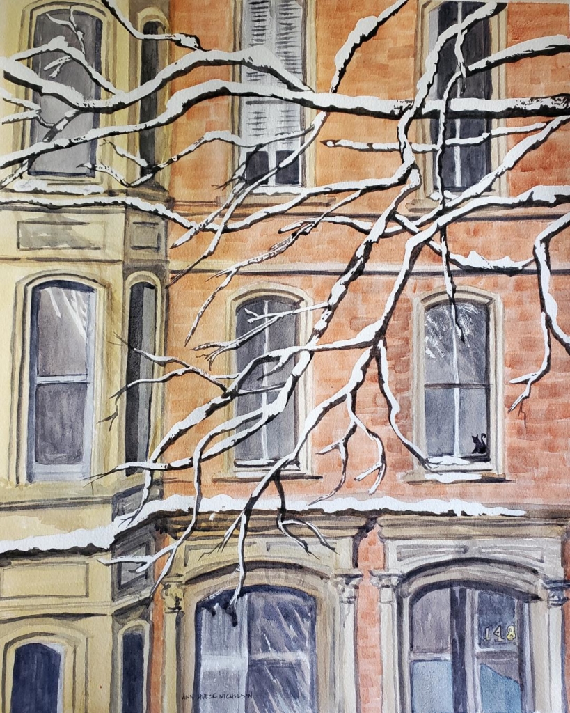 Snowfall in Brooklyn