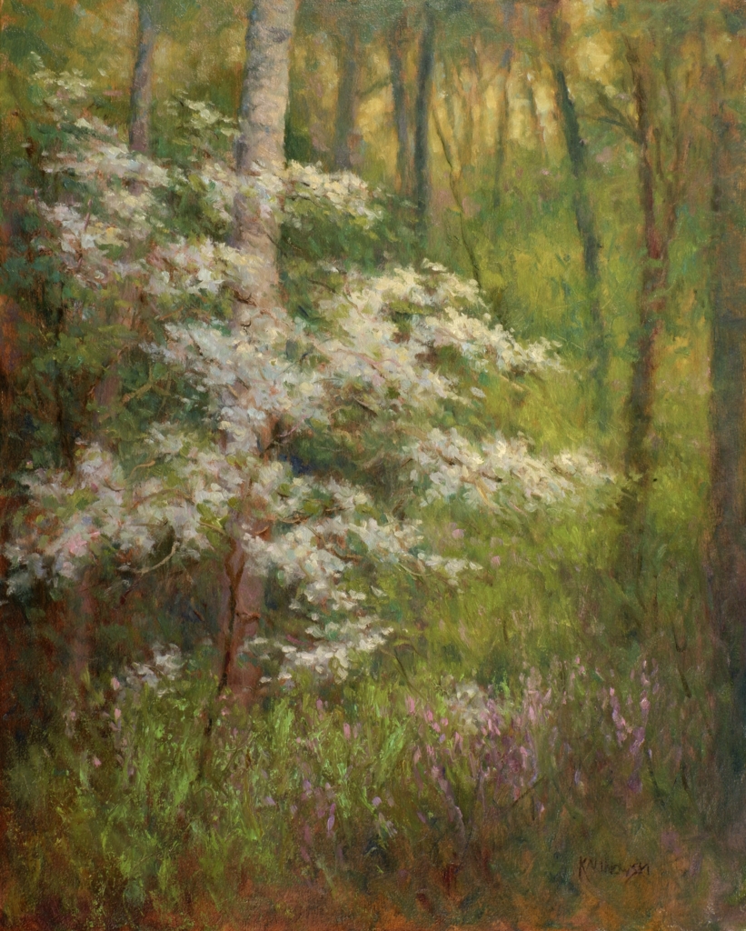 Dogwood with Wild Phlox