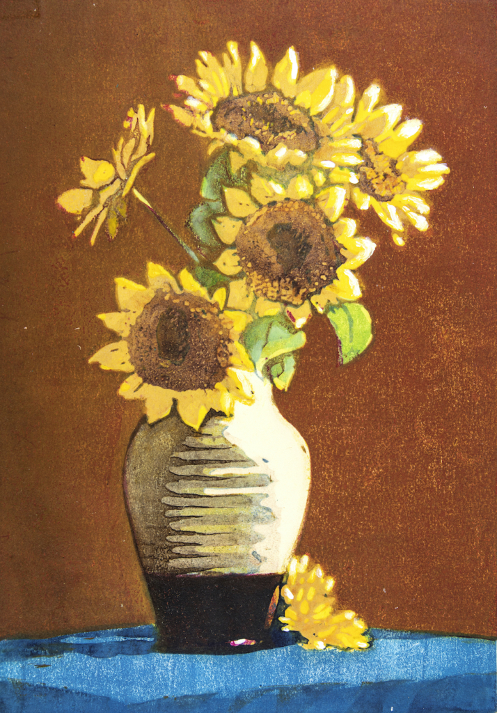 Sunflower Vase