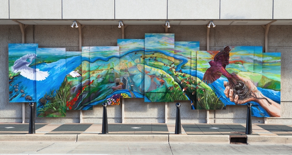 SOARING mural for ArtPrize