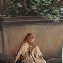 Trompe l’oeil Mural at the Brookby Estate in East Grand Rapids