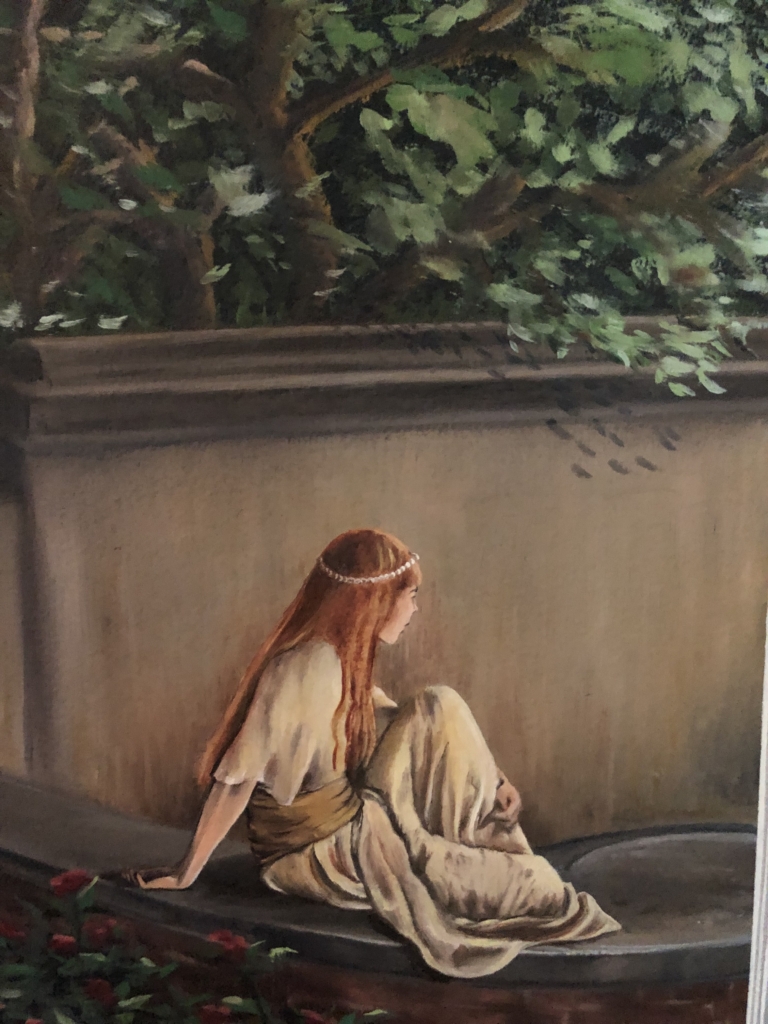 Trompe l’oeil Mural at the Brookby Estate in East Grand Rapids