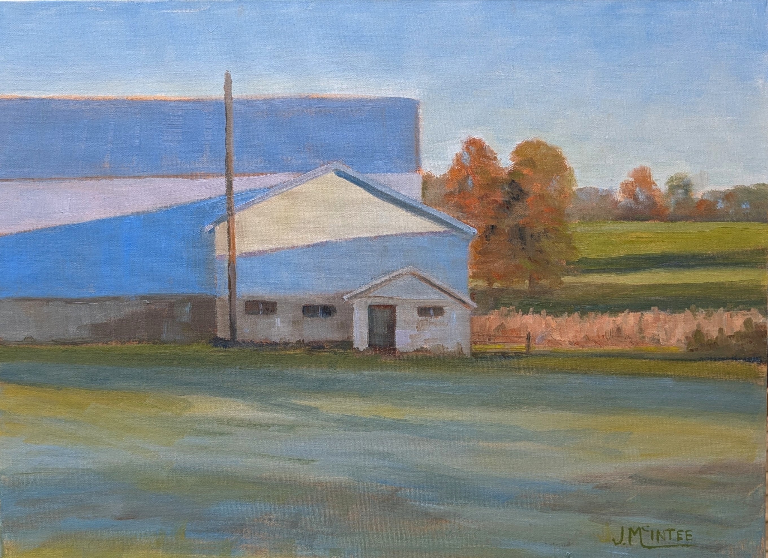 12D26 Jacklyn McIntee 'Morning's Embrace' oil on linen panel 12x16